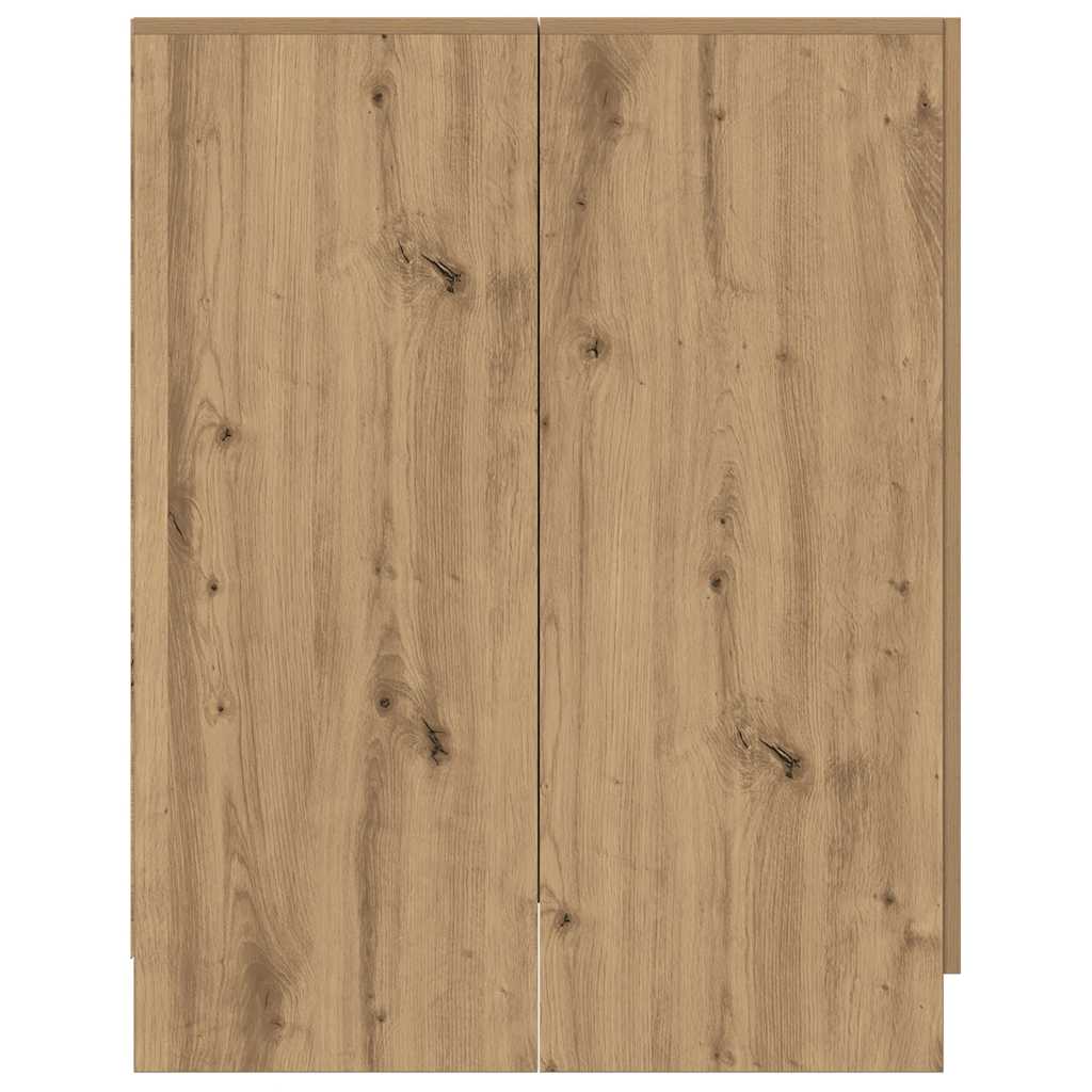 vaskemaskineskab 70,5x71,5x91,5 cm kunsteg