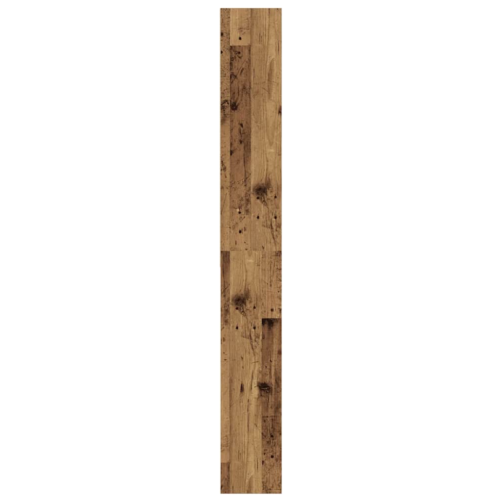 vaskemaskineskab 64x24x190 cm antikt træ