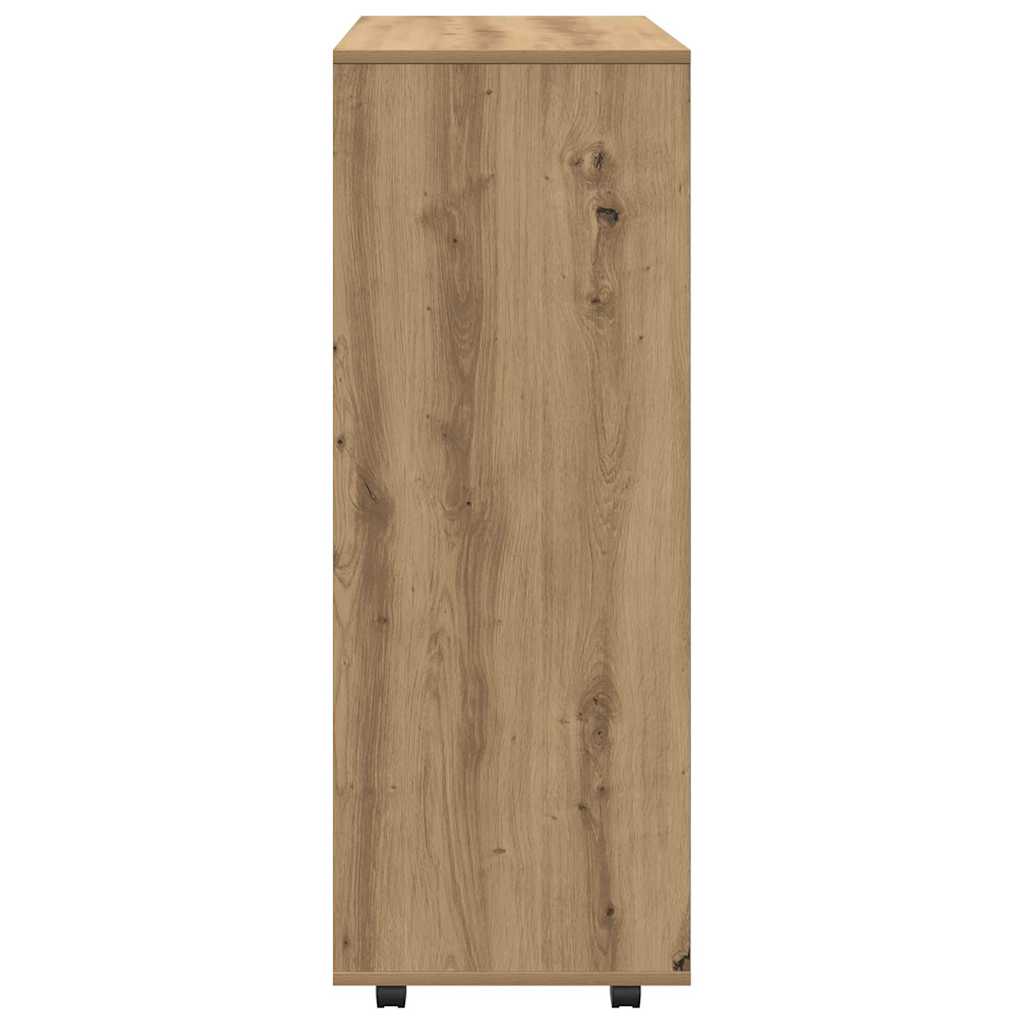 garderobe 80x40x110 cm konstrueret træ kunsteg