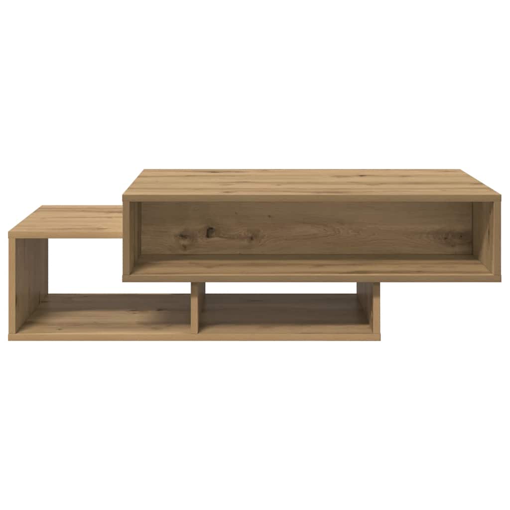 sofabord 105x55x32 cm konstrueret træ kunsteg