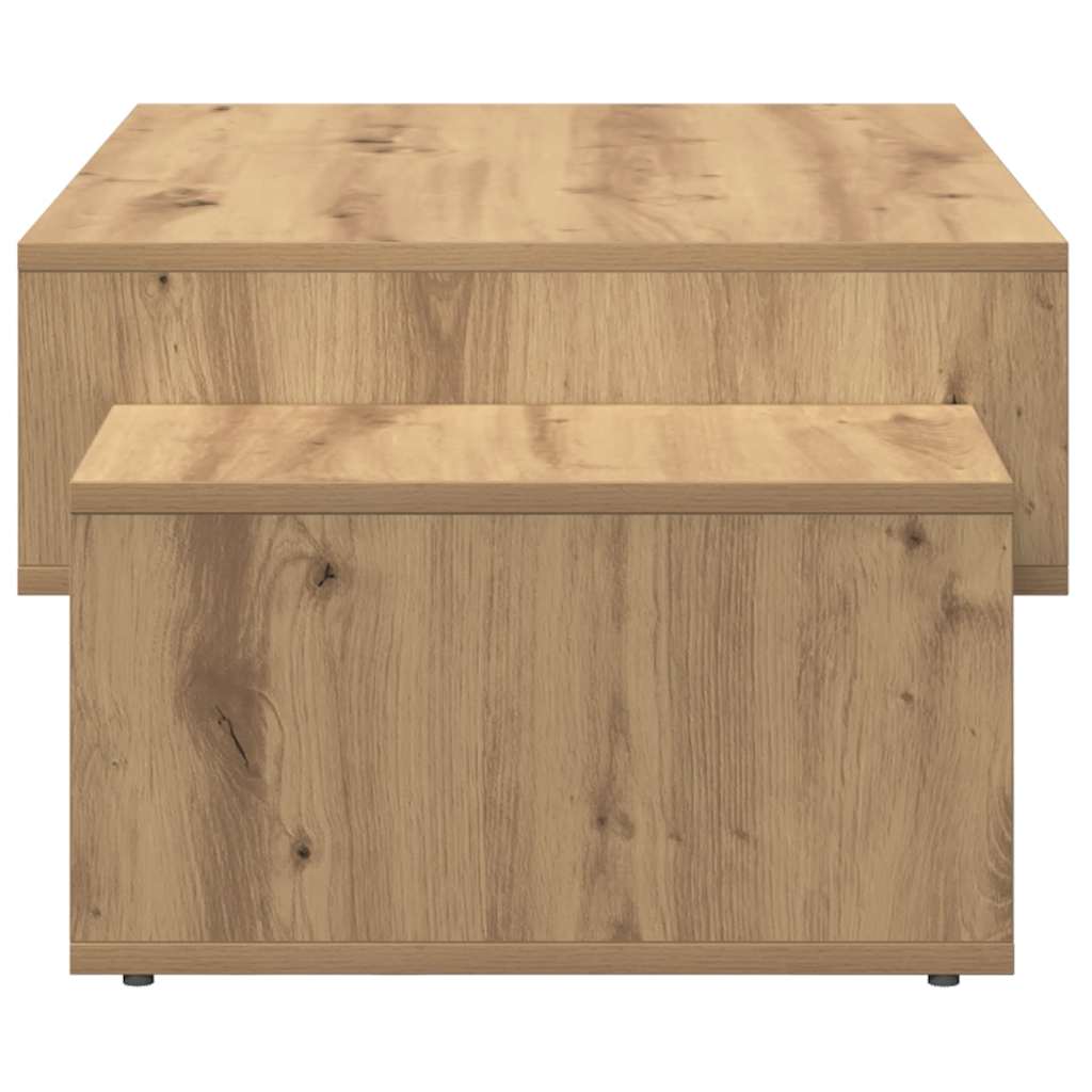 sofabord 105x55x32 cm konstrueret træ kunsteg