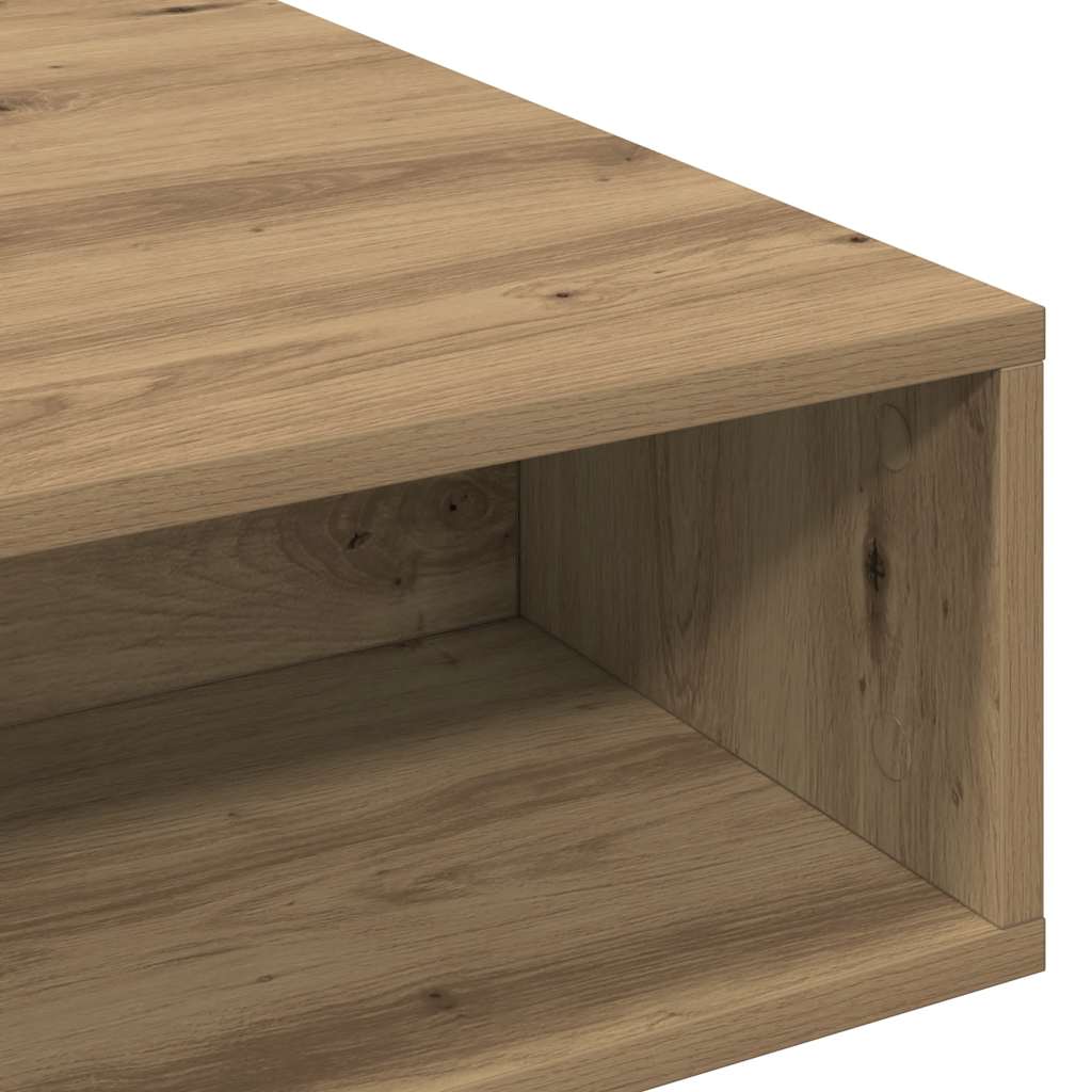 sofabord 105x55x32 cm konstrueret træ kunsteg