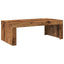 sofabord 102x50x35 cm konstrueret træ antikt træ