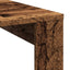 sofabord 100x100x35 cm konstrueret træ antikt eg