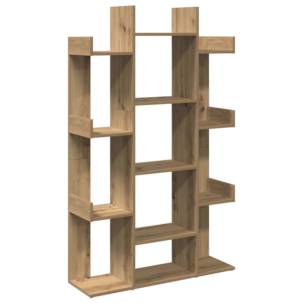 bogreol 86x25,5x140 cm konstrueret træ kunsteg