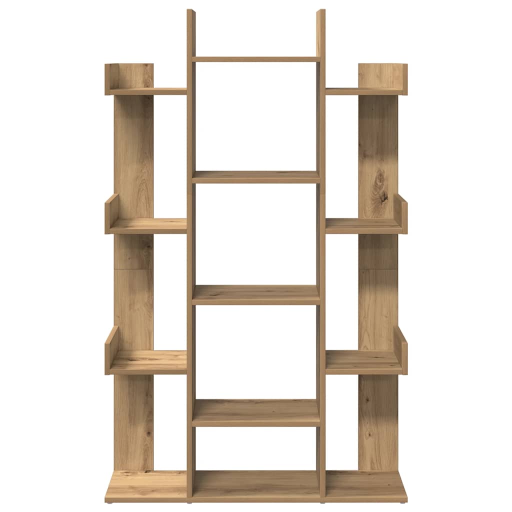 bogreol 86x25,5x140 cm konstrueret træ kunsteg