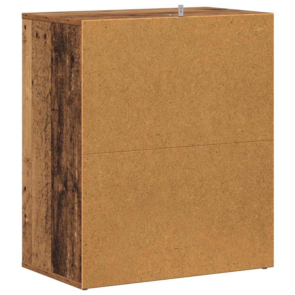 skoreol 60x35x70 cm konstrueret træ antikt træ