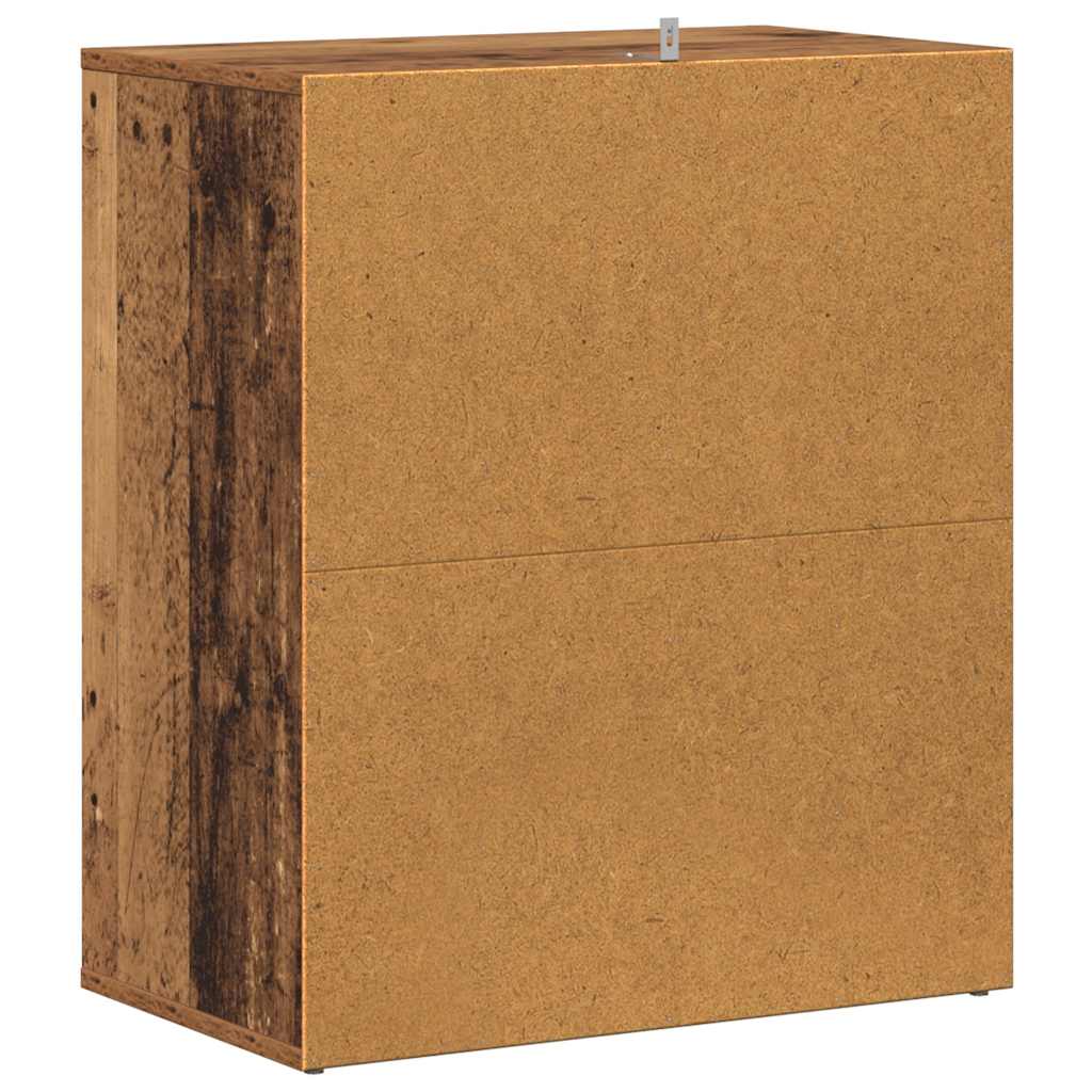 skoreol 60x35x70 cm konstrueret træ antikt træ