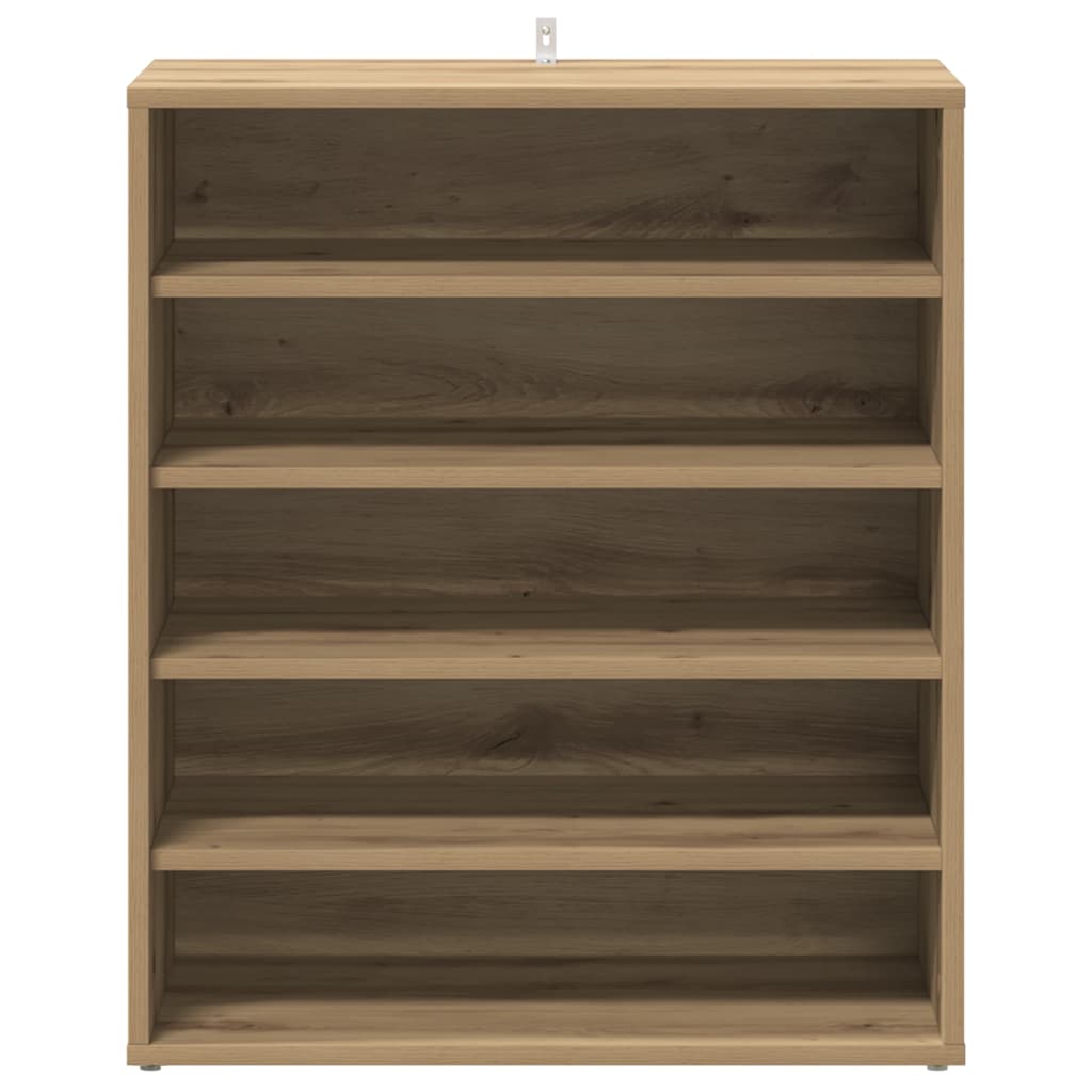 skoskab 60x35x70 cm konstrueret træ kunsteg