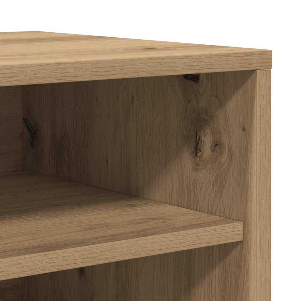 skoskab 60x35x70 cm konstrueret træ kunsteg