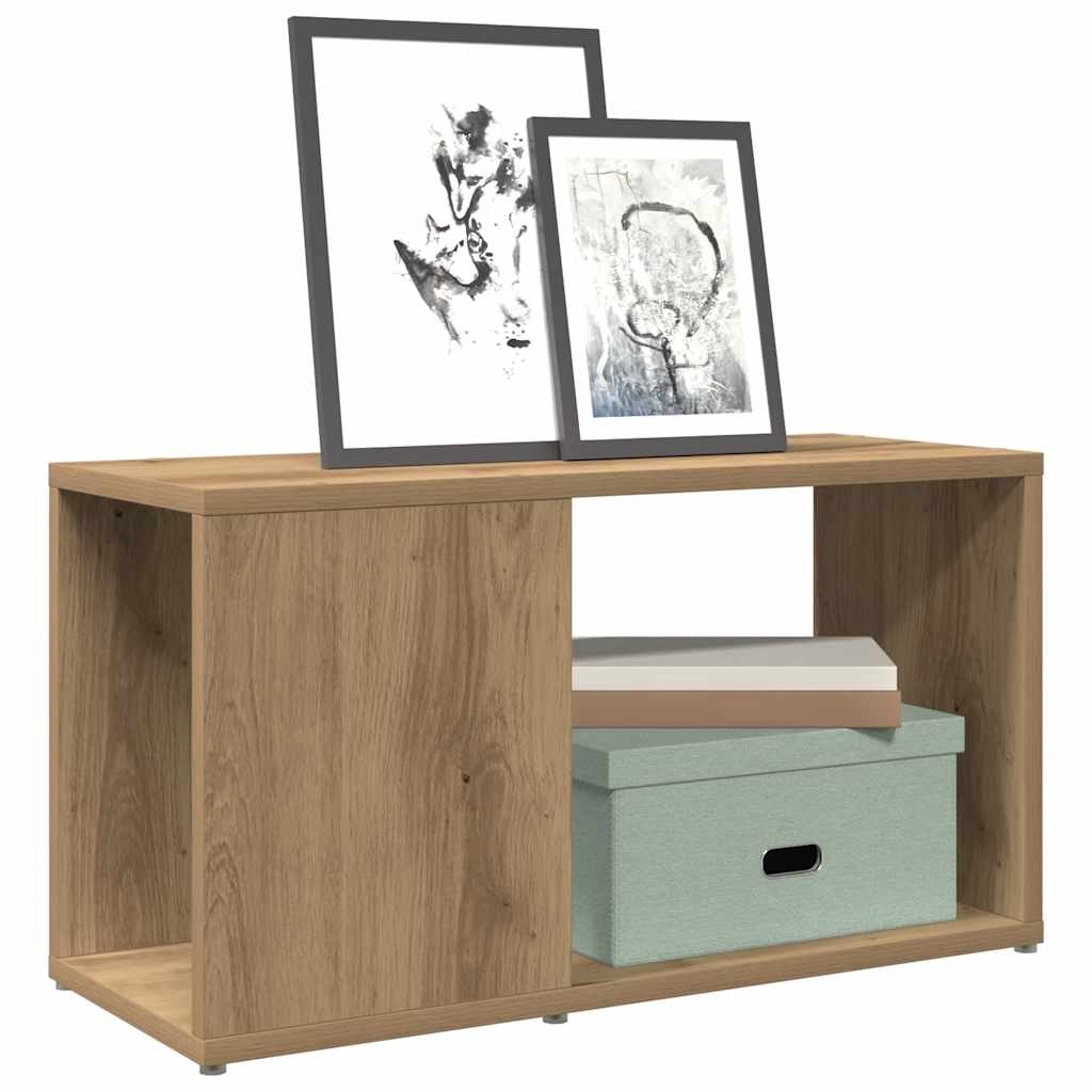 tv-bord 60x24x32 cm konstrueret træ kunsteg