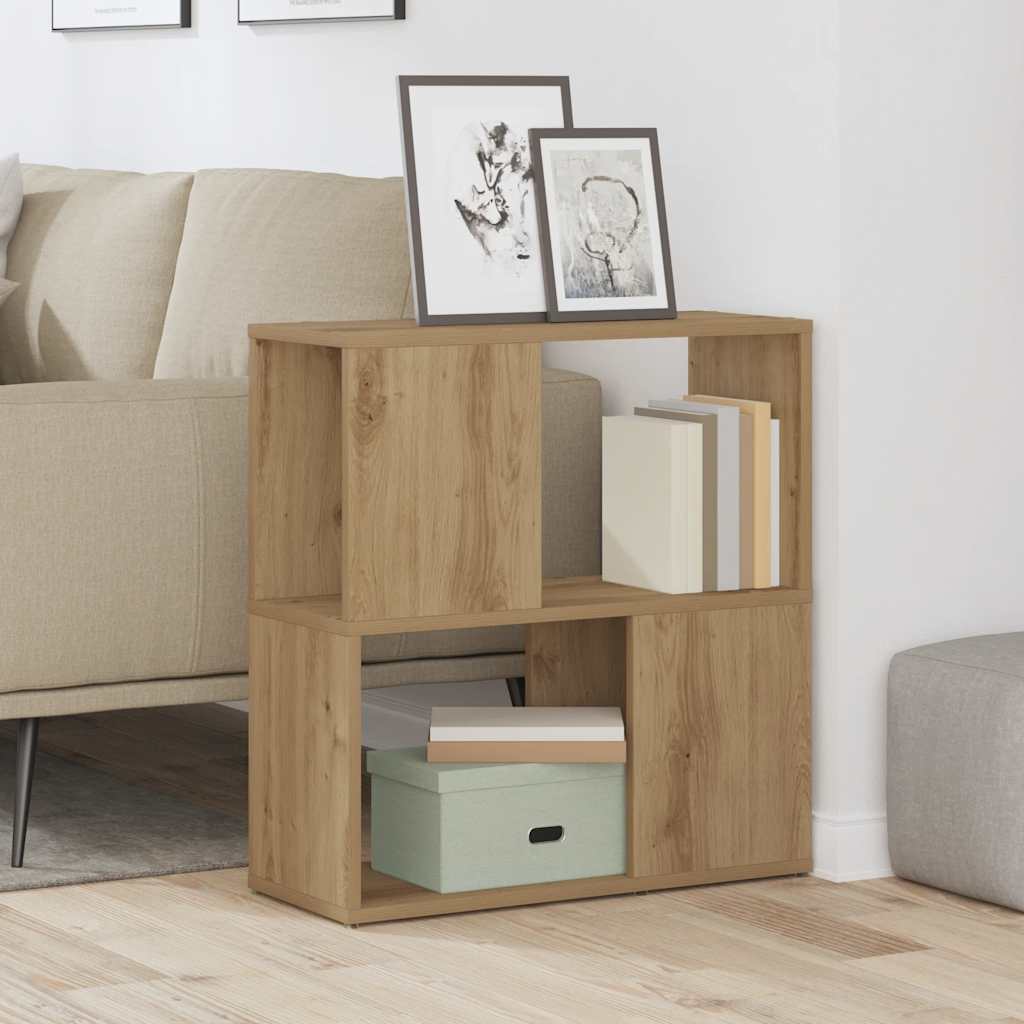 bogskab 60x24x63 cm konstrueret træ kunsteg