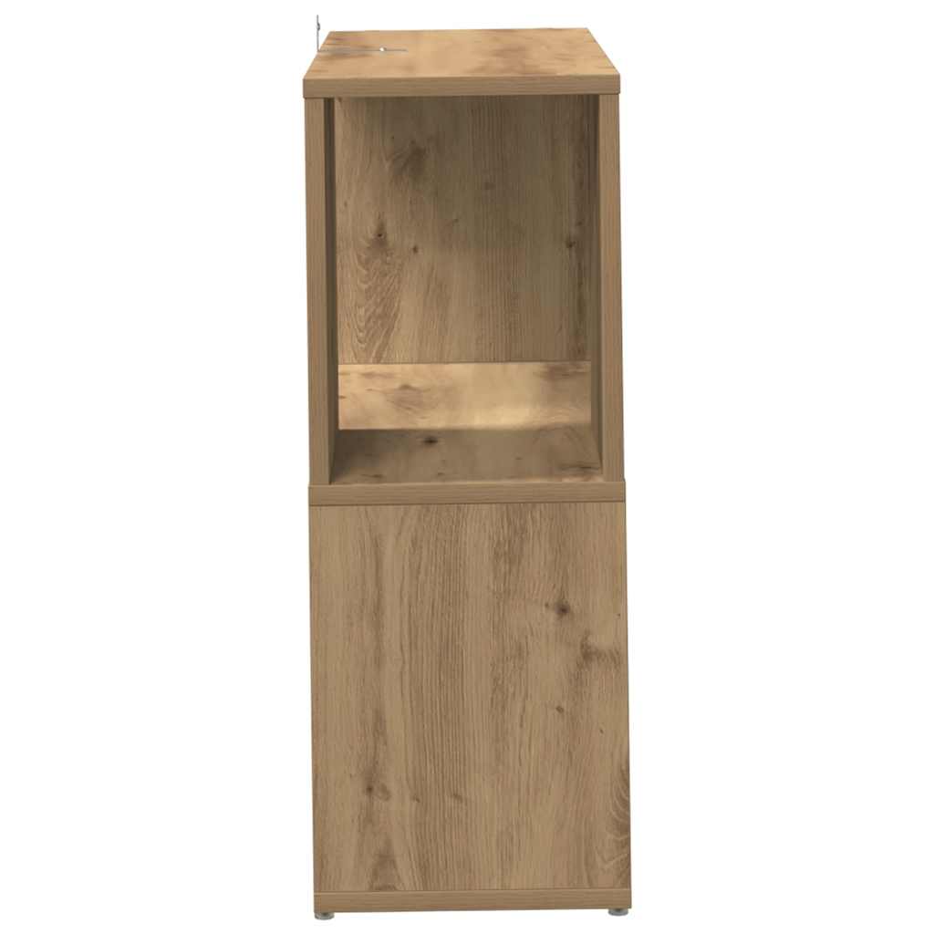 bogskab 60x24x63 cm konstrueret træ kunsteg