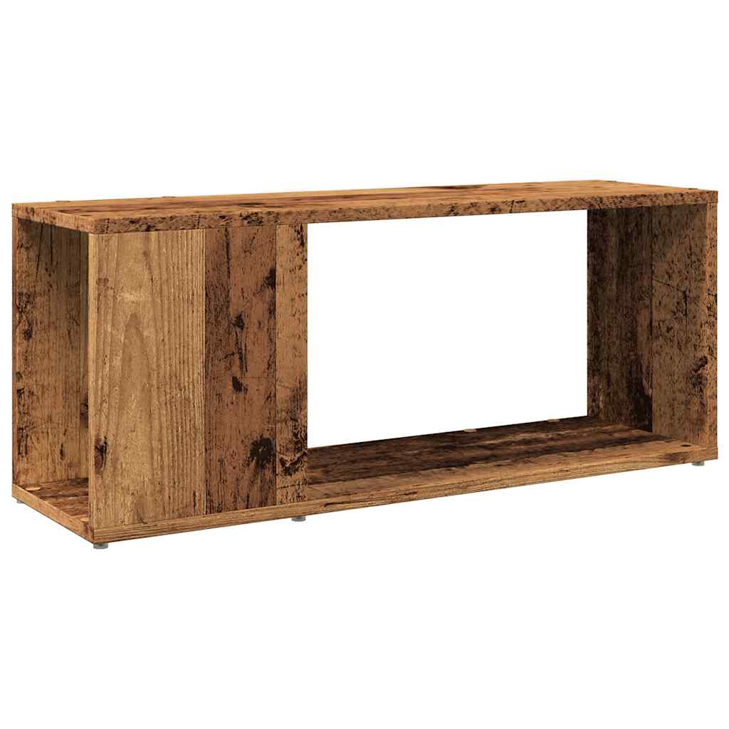 tv-bord 80x24x32 cm konstrueret træ antikt træ