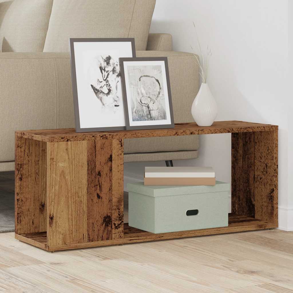tv-bord 80x24x32 cm konstrueret træ antikt træ