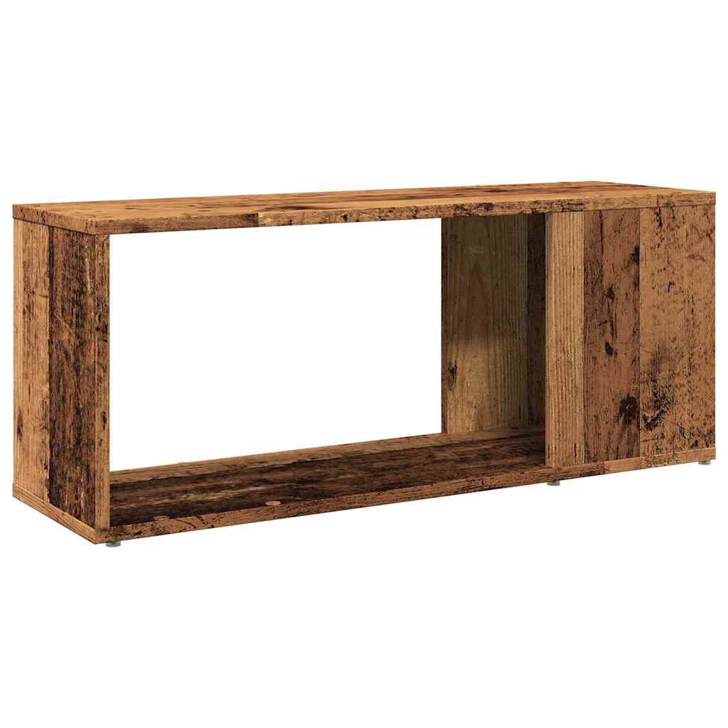 tv-bord 80x24x32 cm konstrueret træ antikt træ