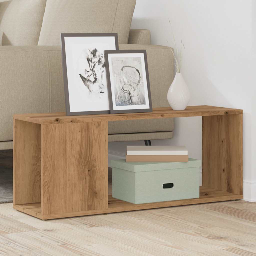 tv-bord 80x24x32 cm konstrueret træ kunsteg