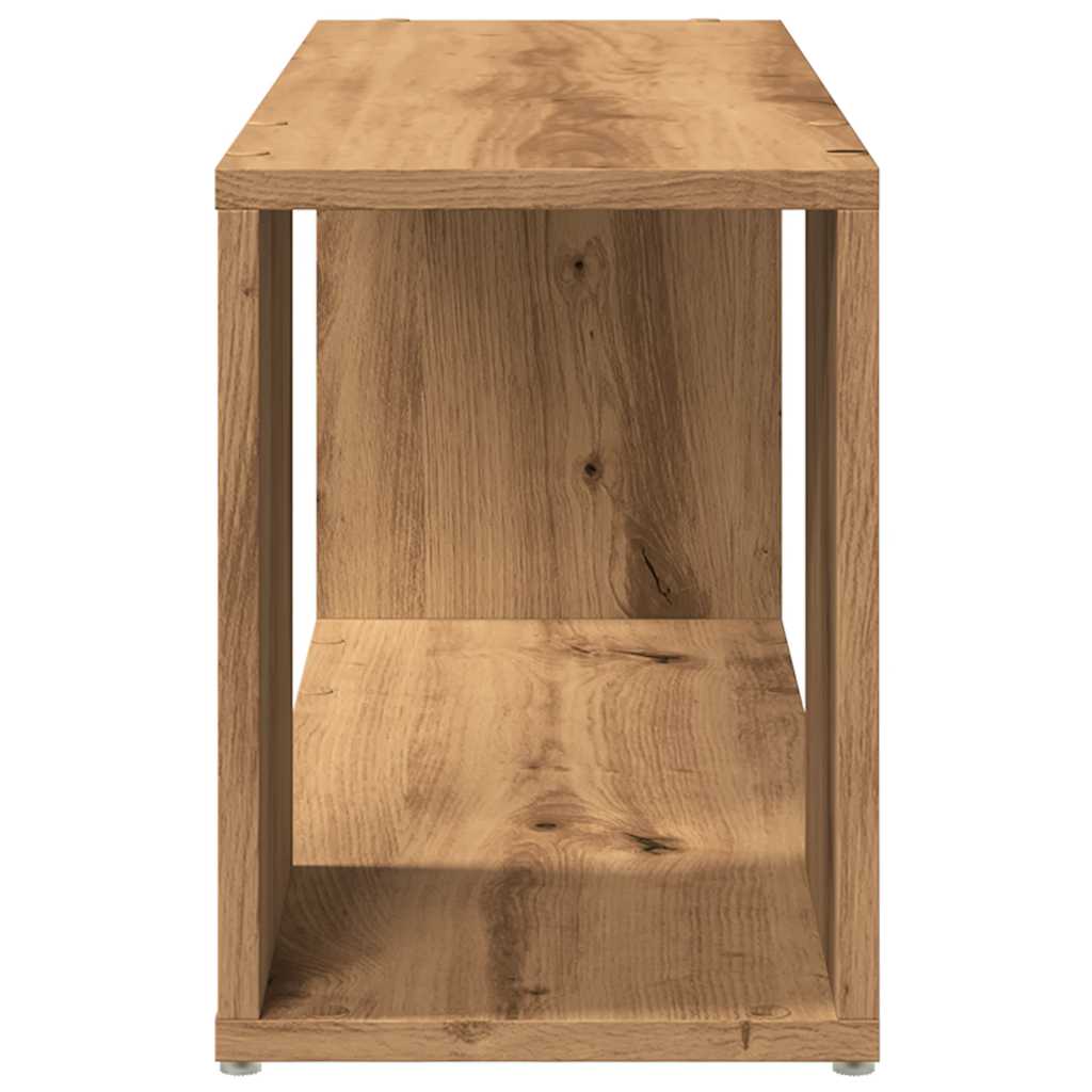 tv-bord 80x24x32 cm konstrueret træ kunsteg
