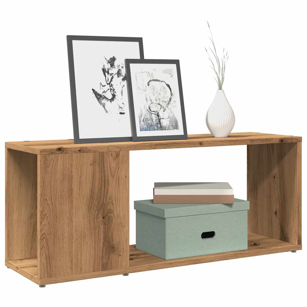 tv-bord 80x24x32 cm konstrueret træ kunsteg