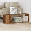 tv-bord 100x24x32 cm konstrueret træ antikt trælook