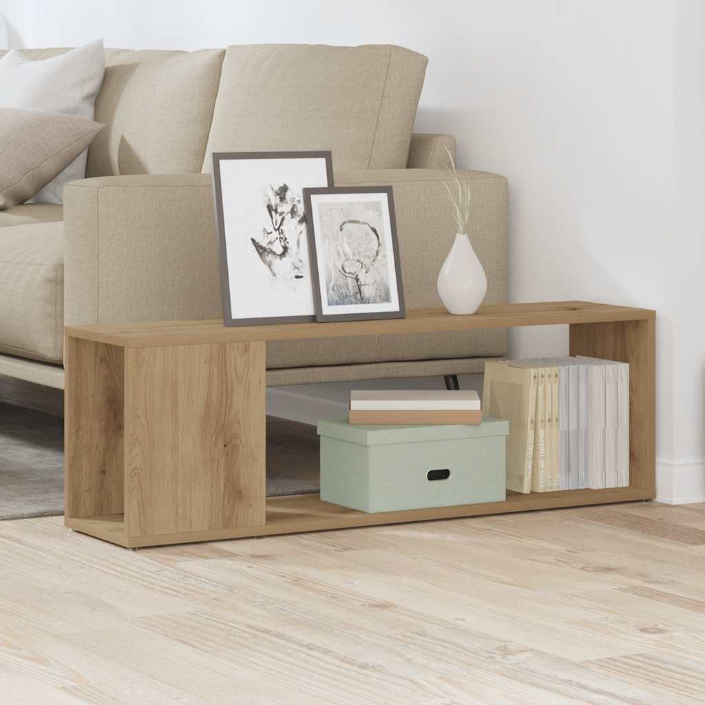 tv-bord 100x24x32 cm konstrueret træ kunsteg