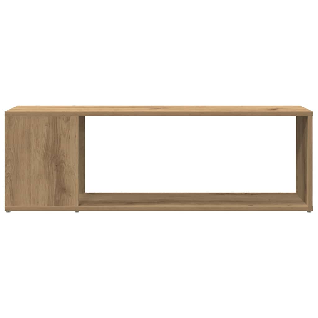 tv-bord 100x24x32 cm konstrueret træ kunsteg