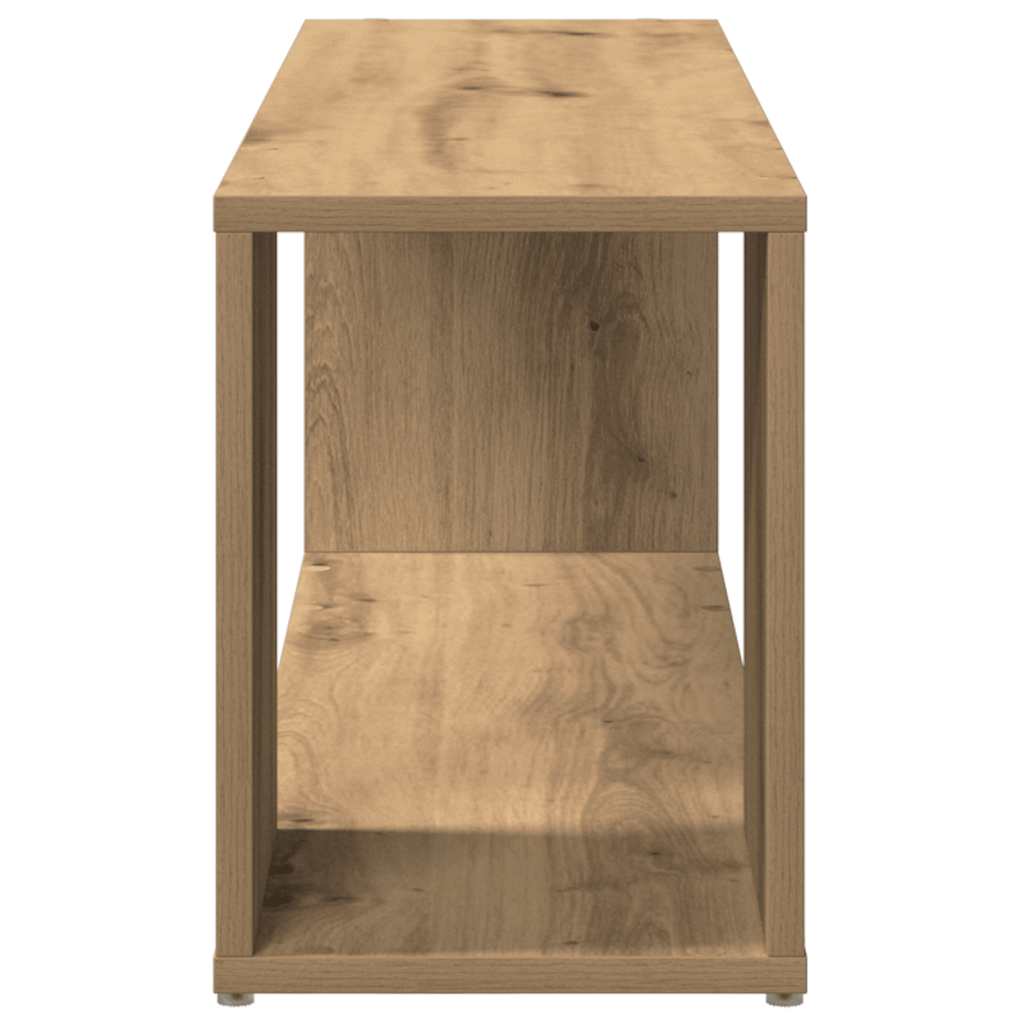 tv-bord 100x24x32 cm konstrueret træ kunsteg