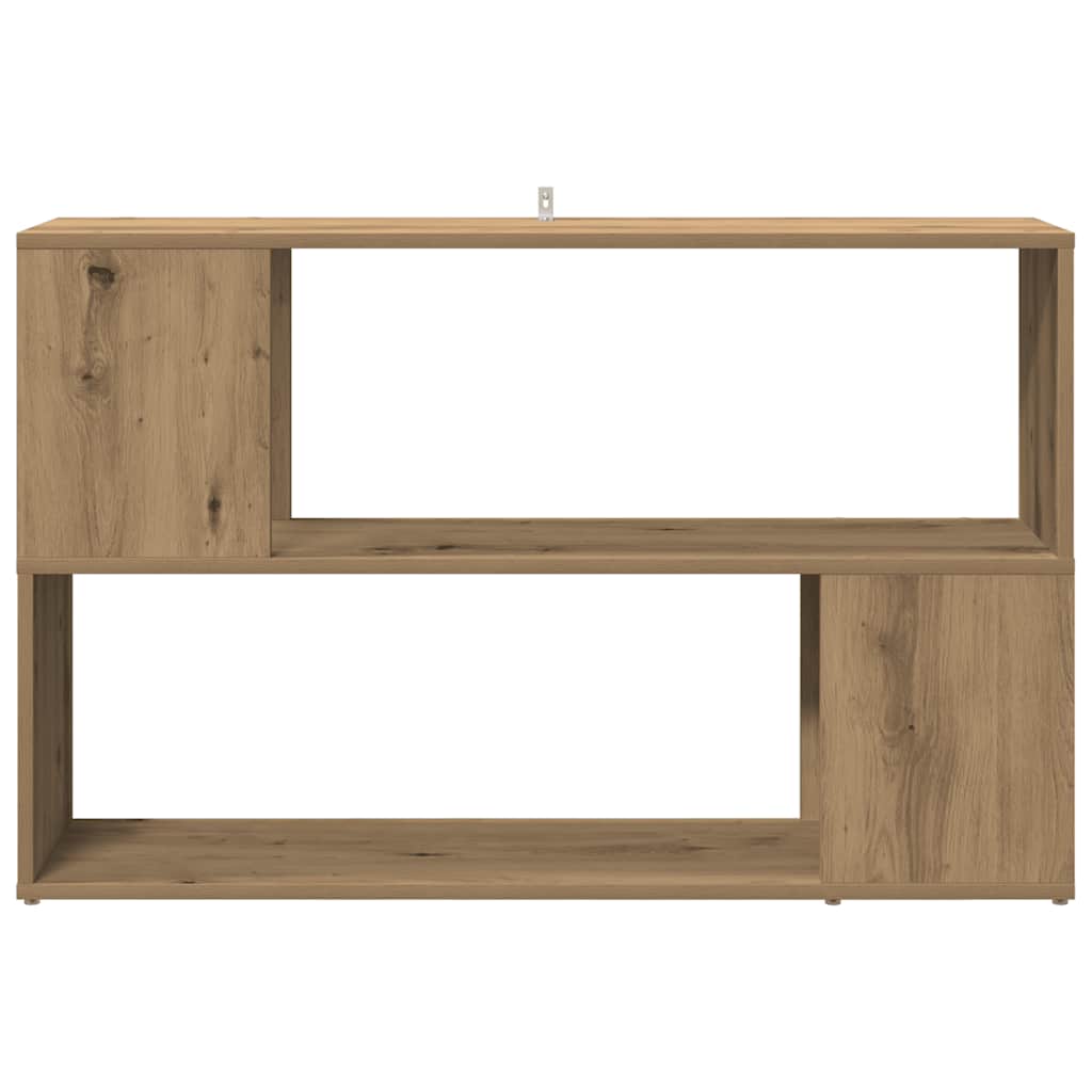 bogreol 100x24x63 cm konstrueret træ kunsteg