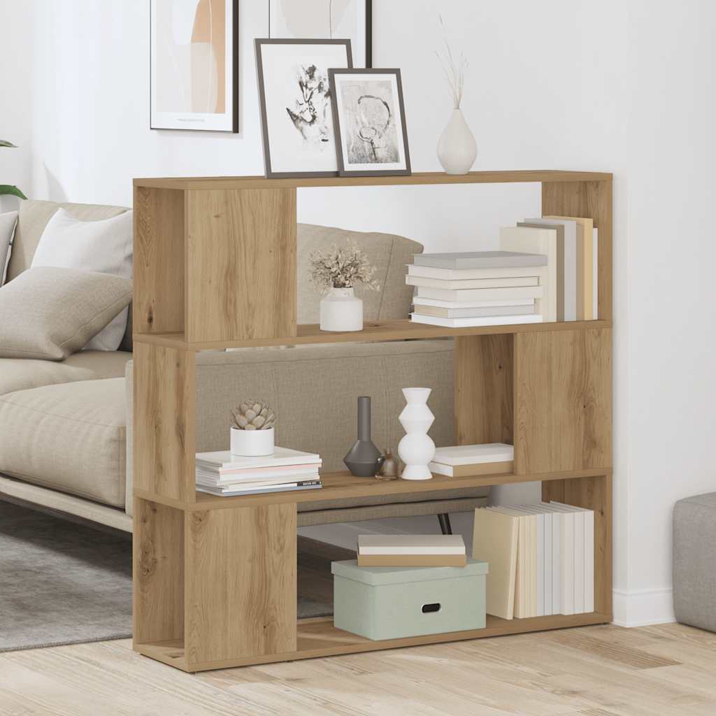 bogreol/rumdeler 100x24x94 cm kunsteg