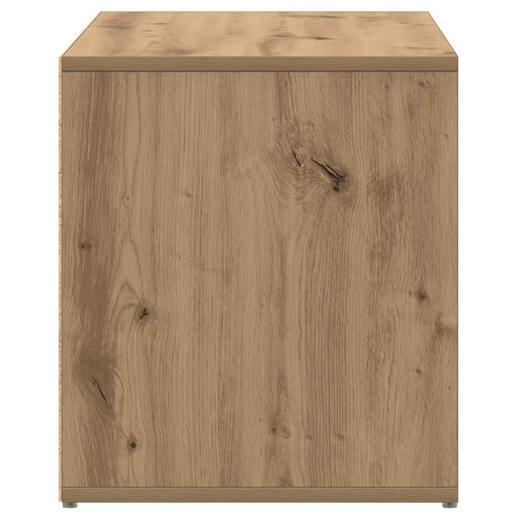 entrébænk 80x40x45 cm spånplade artisan eg