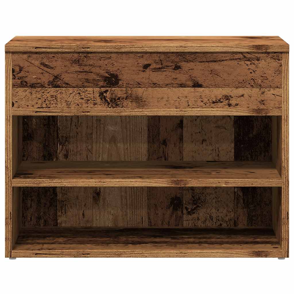 skoreol 60x30x45 cm konstrueret træ antikt træ