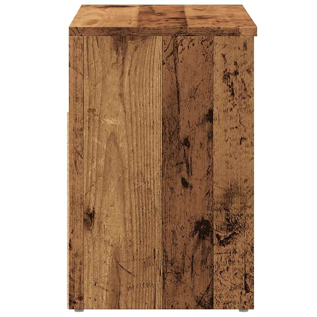 skoreol 60x30x45 cm konstrueret træ antikt træ