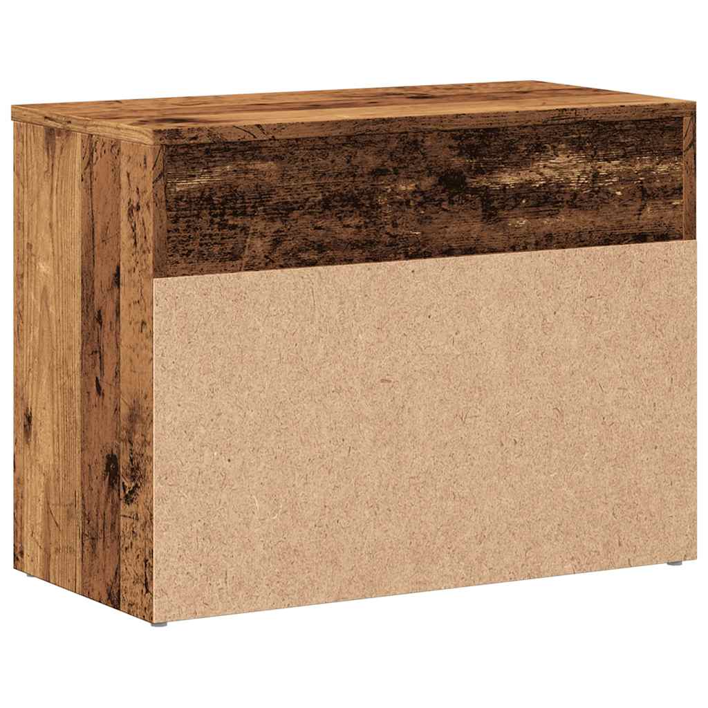skoreol 60x30x45 cm konstrueret træ antikt træ