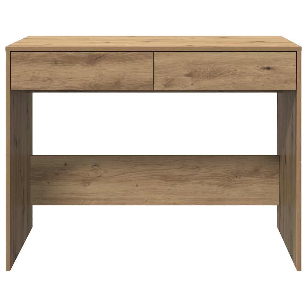 skrivebord 101x50x76,5 cm konstrueret træ kunsteg