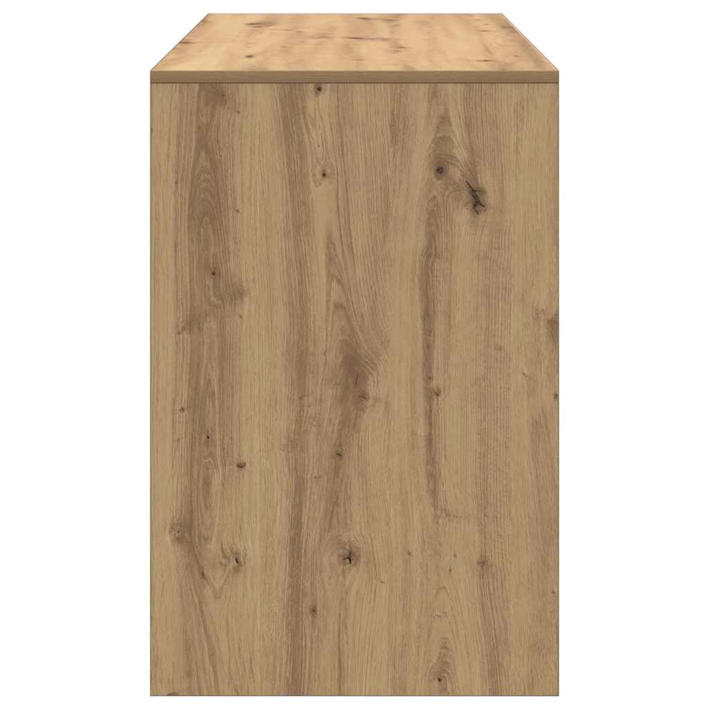 skrivebord 101x50x76,5 cm konstrueret træ kunsteg