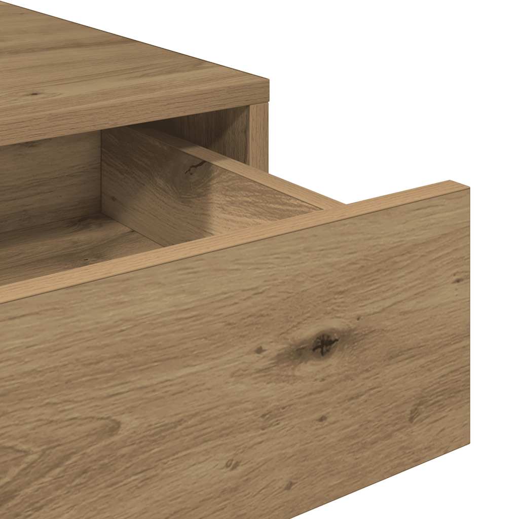skrivebord 101x50x76,5 cm konstrueret træ kunsteg