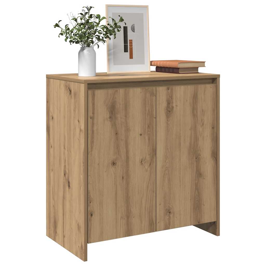 skænk 70x41x75 cm konstrueret træ kunsteg