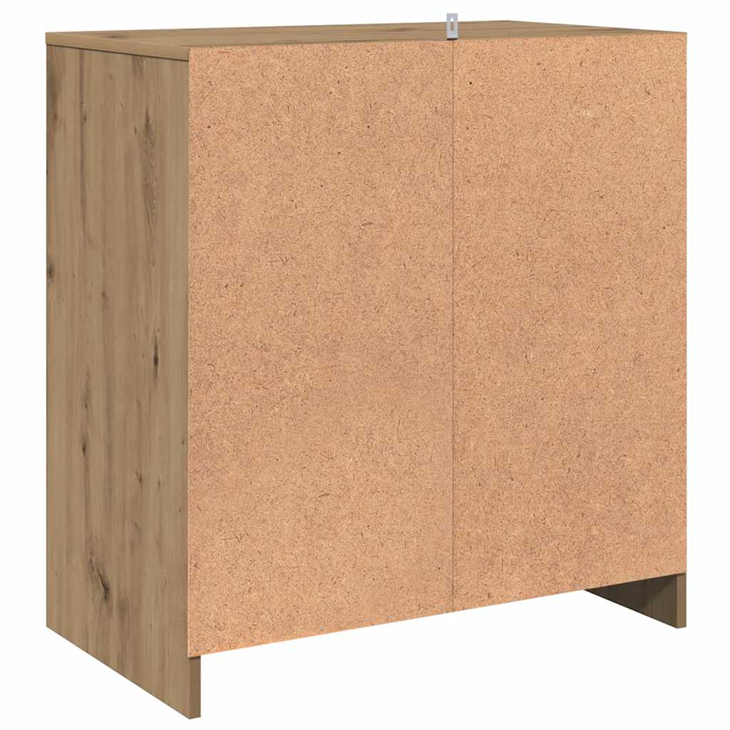 skænk 70x41x75 cm konstrueret træ kunsteg