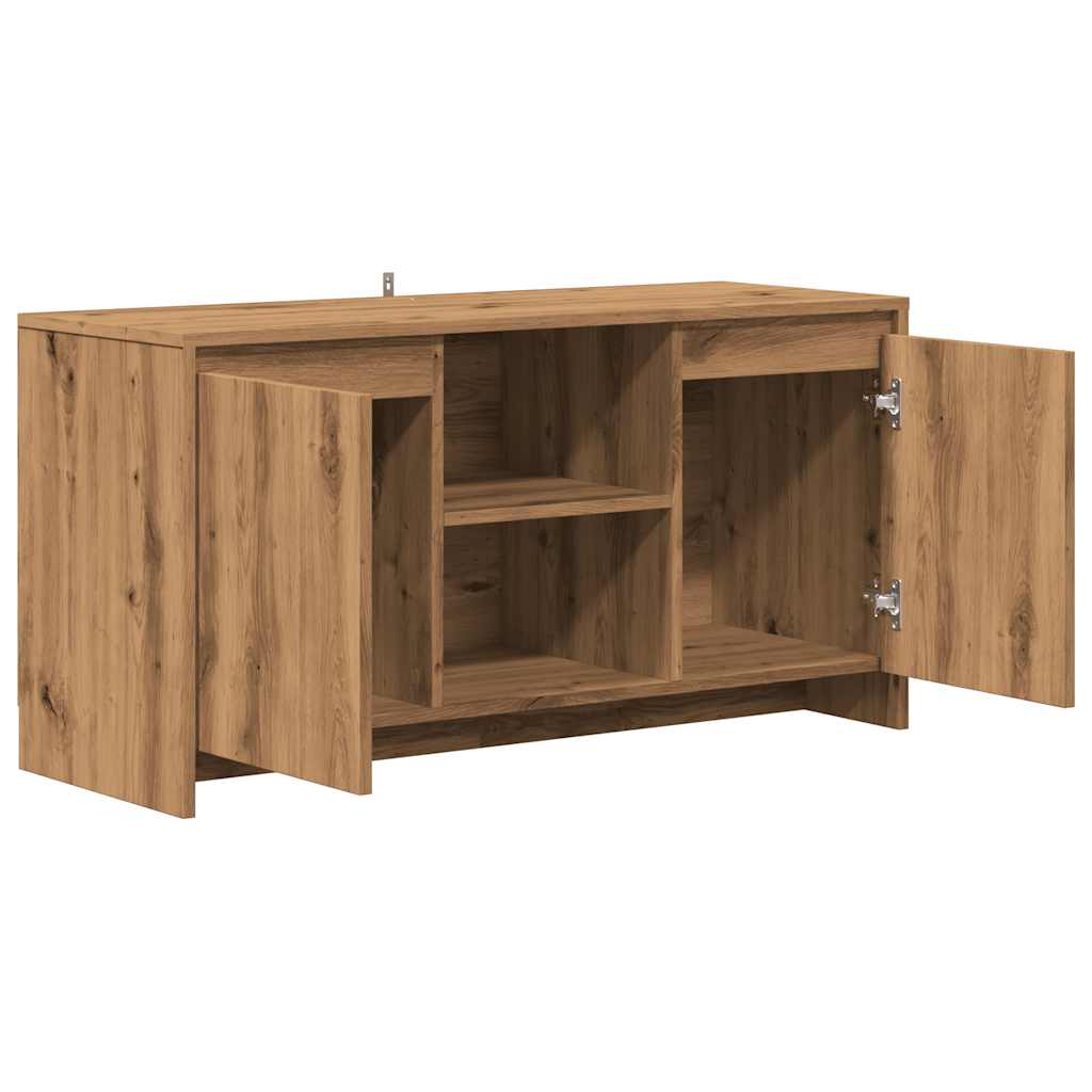 tv-bord 102x37,5x52,5 cm konstrueret træ kunsteg