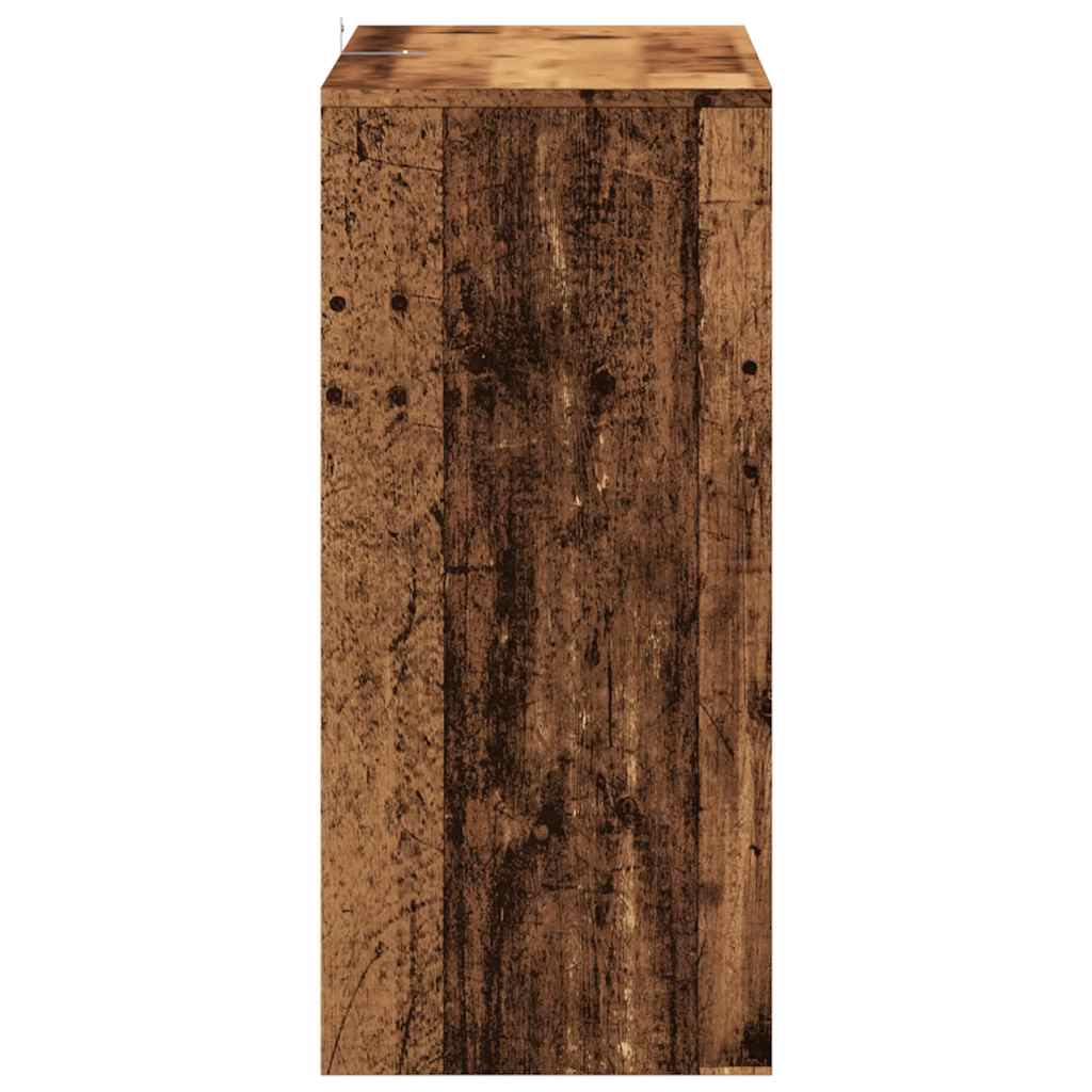 konsolbord 100x35x76,5 cm konstrueret træ antikt træ