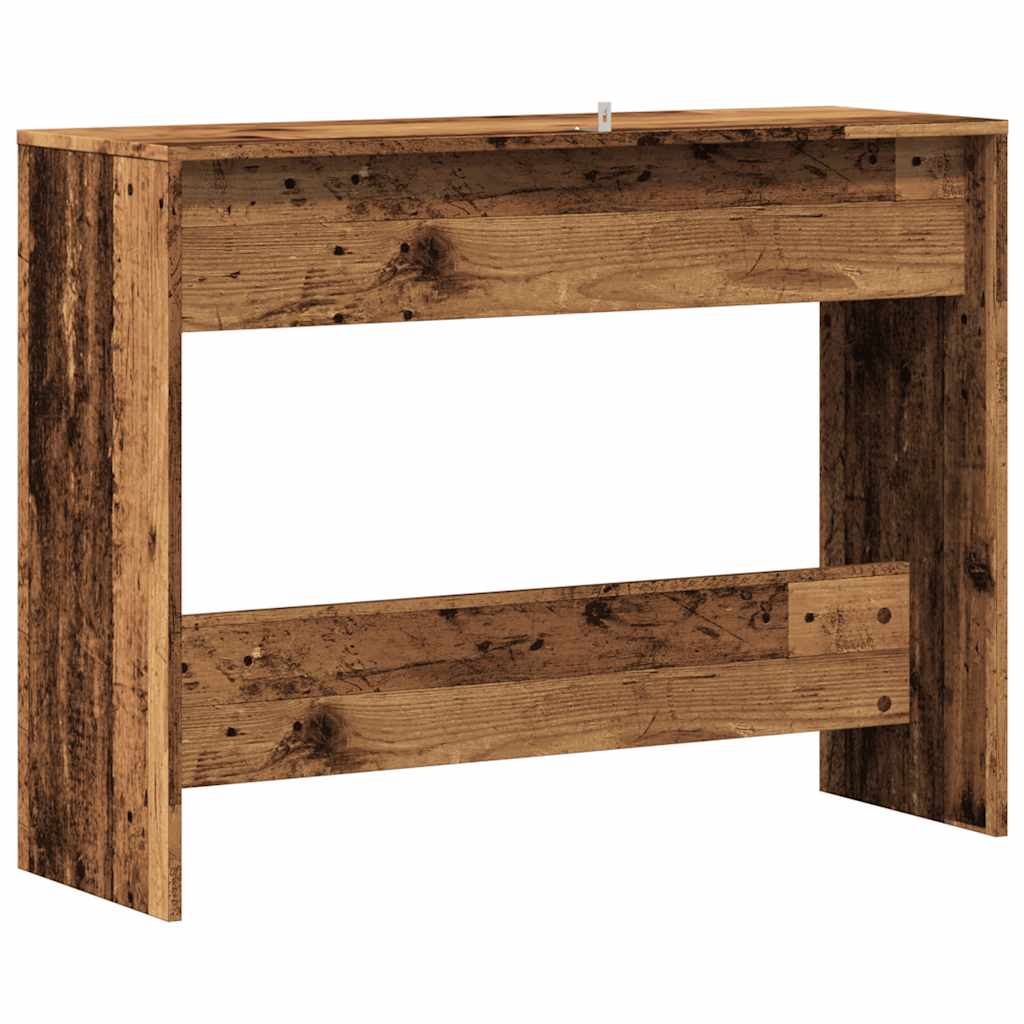 konsolbord 100x35x76,5 cm konstrueret træ antikt træ