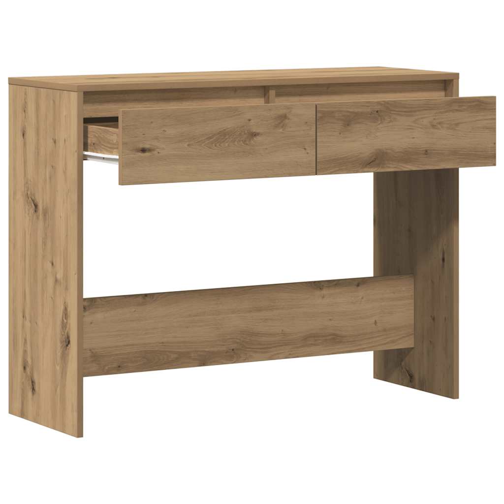 konsolbord 100x35x76,5 cm konstrueret træ kunsteg