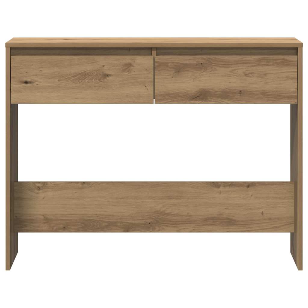 konsolbord 100x35x76,5 cm konstrueret træ kunsteg