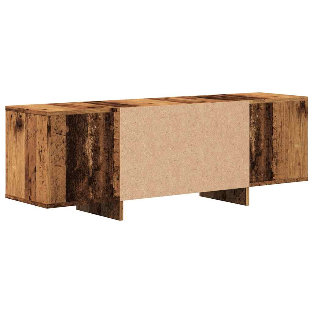 tv-bord 120x30x40,5 cm konstrueret træ antikt træ