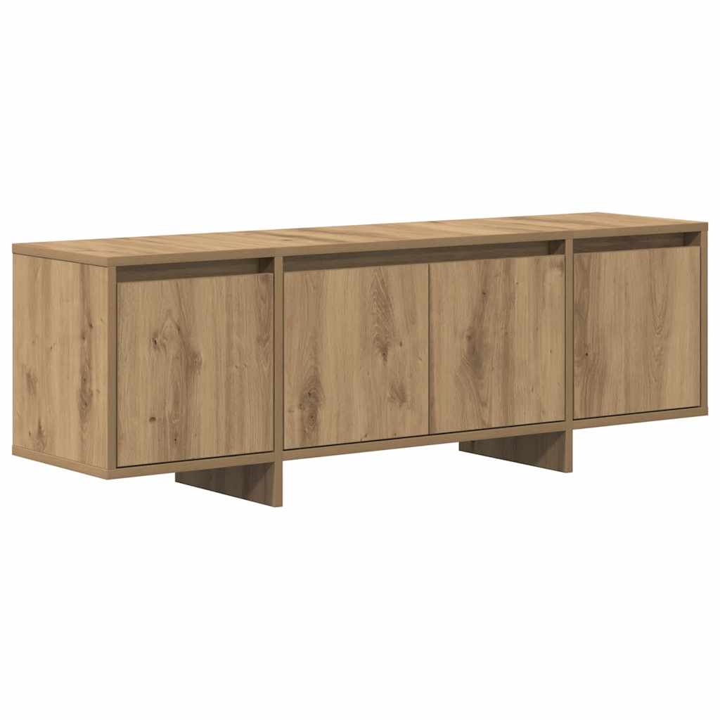 tv-bord 120x30x40,5 cm konstrueret træ kunsteg