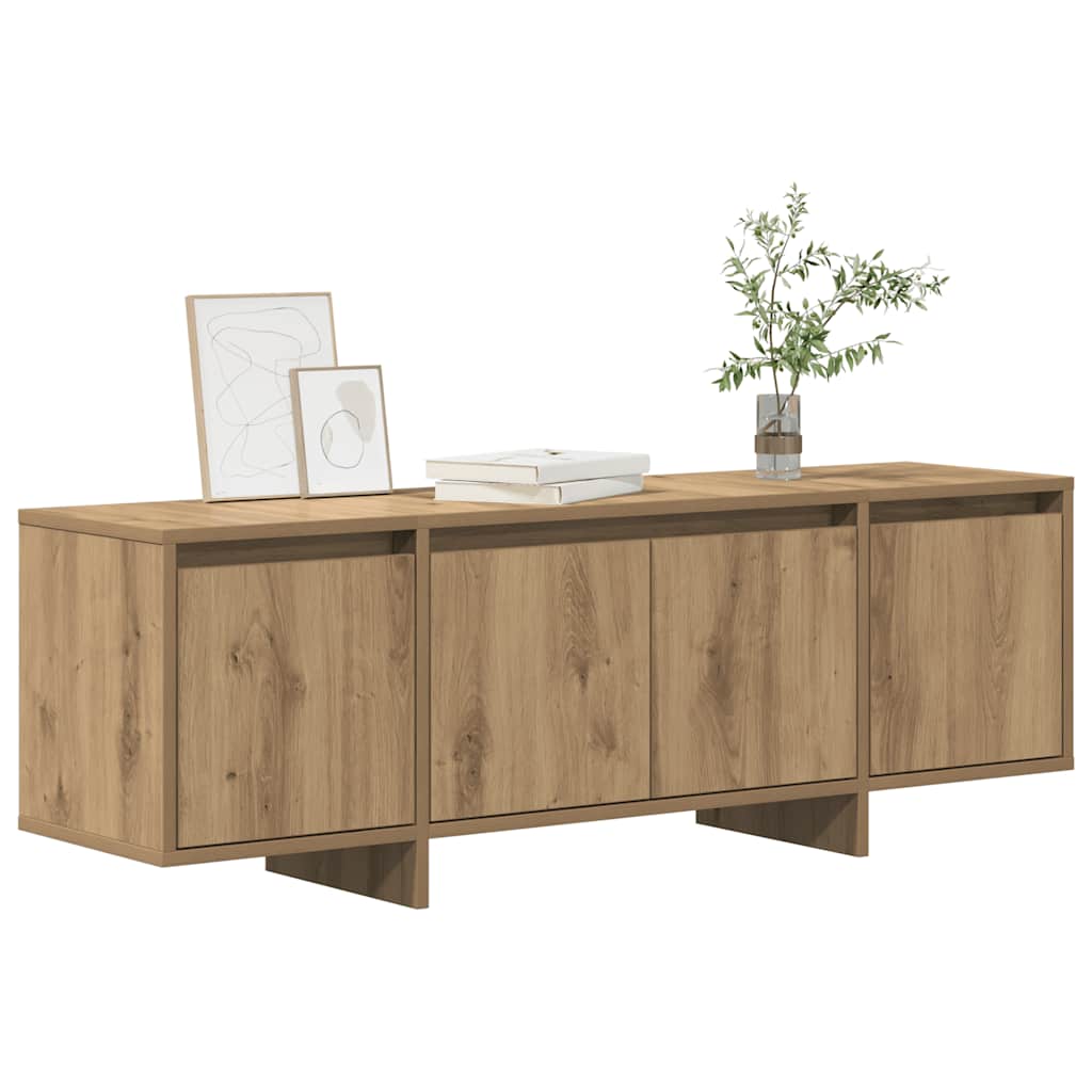 tv-bord 120x30x40,5 cm konstrueret træ kunsteg