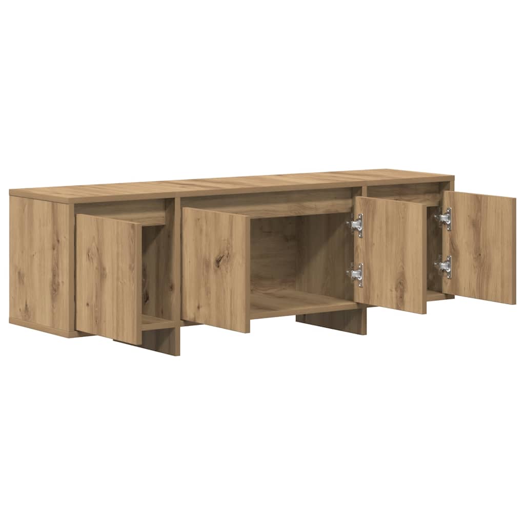 tv-bord 120x30x40,5 cm konstrueret træ kunsteg