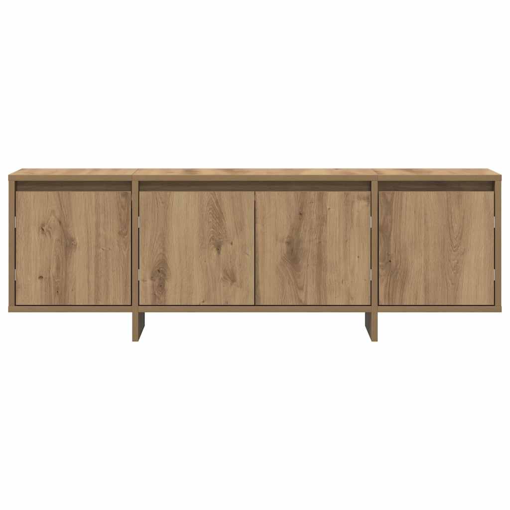 tv-bord 120x30x40,5 cm konstrueret træ kunsteg