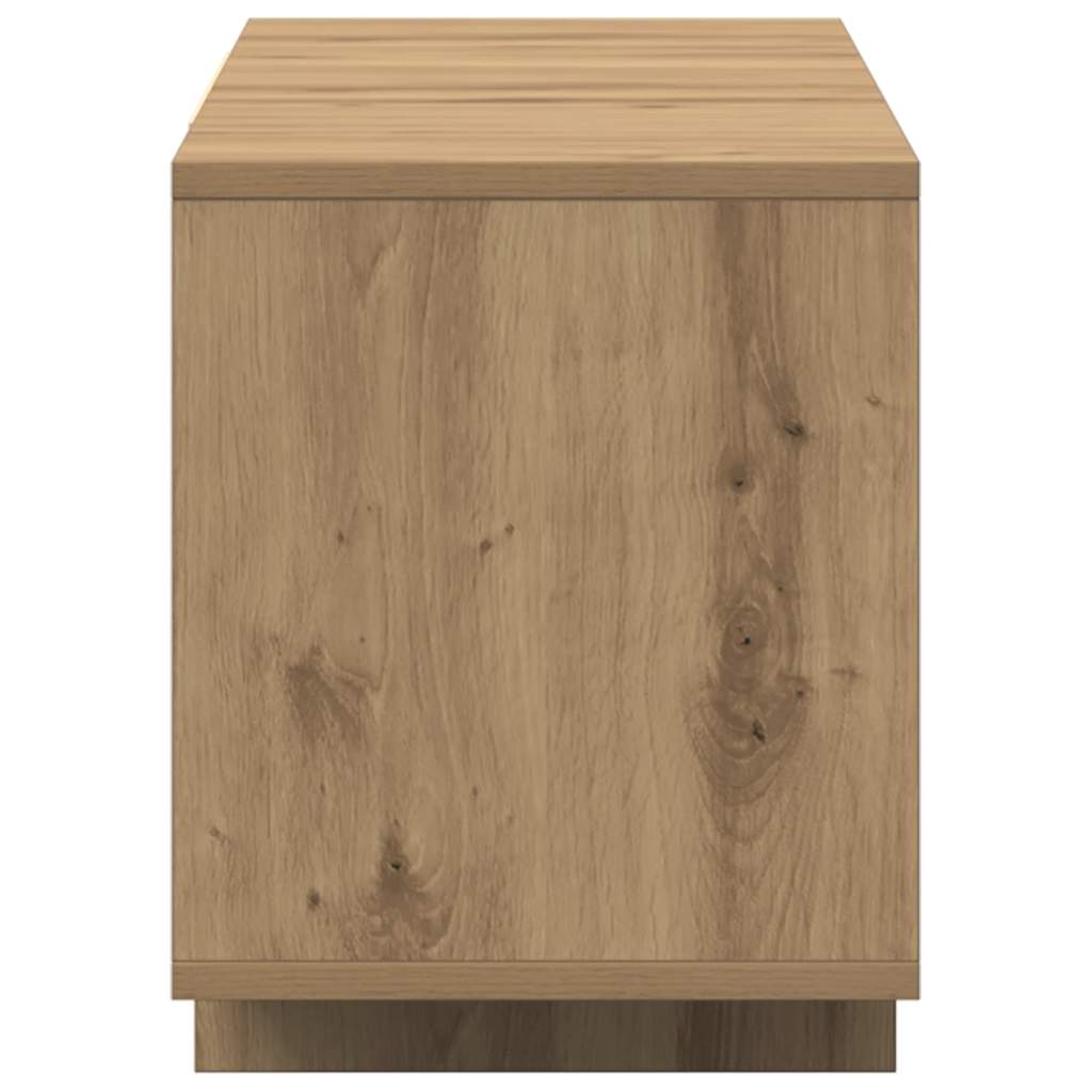tv-bord 120x30x40,5 cm konstrueret træ kunsteg
