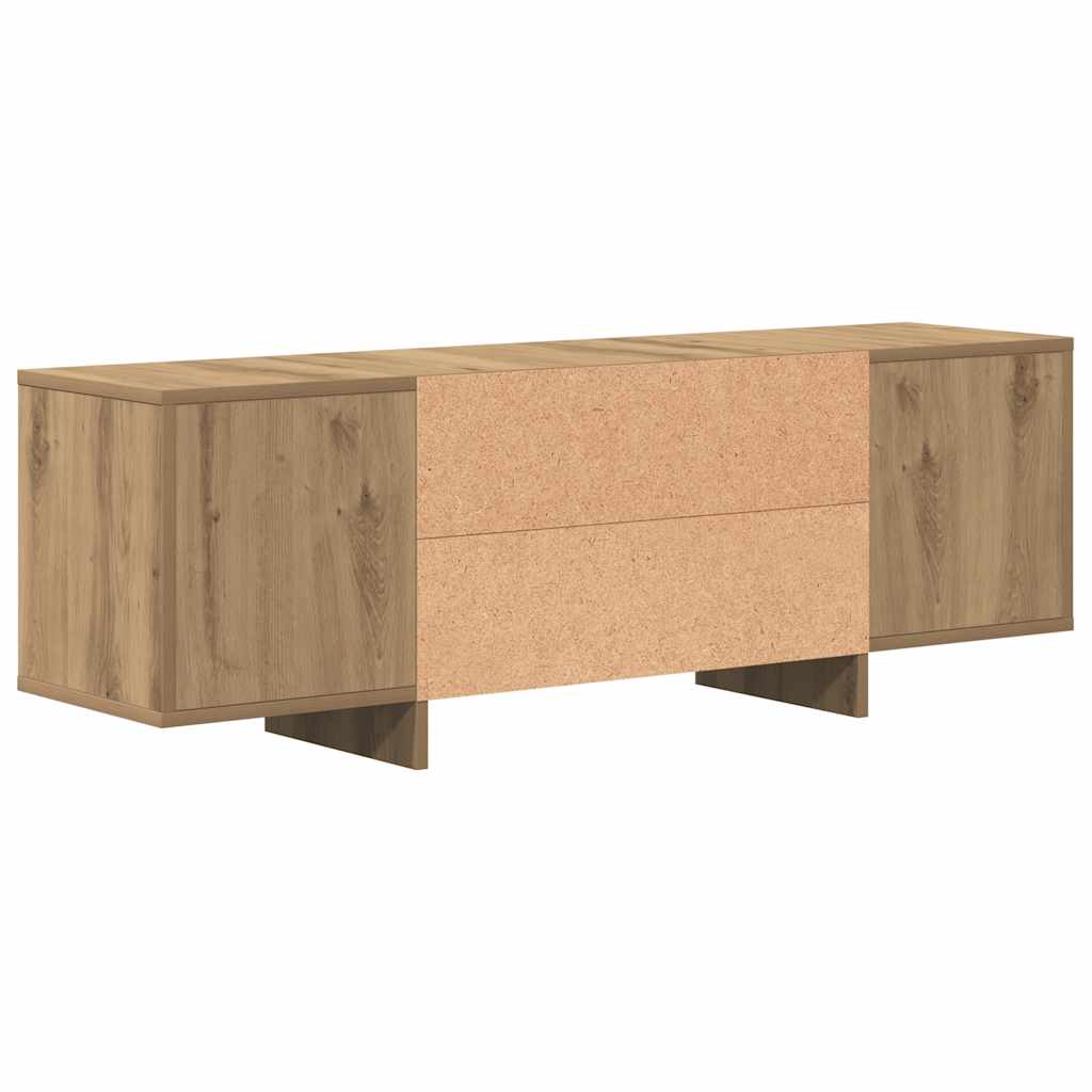 tv-bord 120x30x40,5 cm konstrueret træ kunsteg